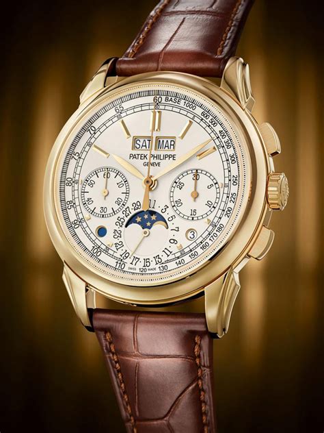 patek philippe alligatorlder|Patek Philippe yellow gold watch.